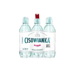 Naturalna woda mineralna Cisowianka niegazowana 700ML PET(w tym +0,50 zł/szt. zwrotnej kaucji)