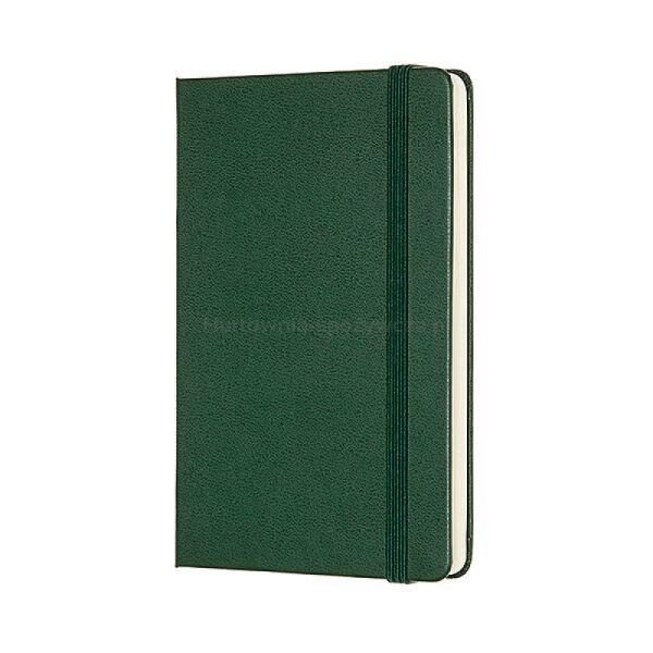 Notes MOLESKINE Classic P (9x14 cm), gładki, twarda oprawa, myrtle green, 192 strony, zielony - 2