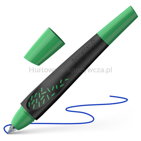 Schneider Pióro kulkowe Breeze, M, czarno-zielone  - 2