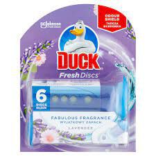 Duck Fresh Discs Lavender - Żelowy Krążek Do Toalety O Zapachu Lawendowym, Urządzenie 36Ml