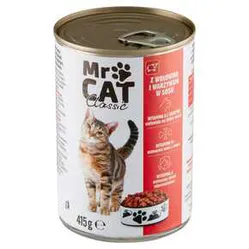 Karma Kot Mr Cat Wołowina Warzywa 415 G Mw Dobry Wybór Pusz