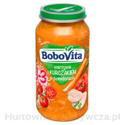 Bobovita Warzywa Z Kurczakiem W Pomidorach Po 12. Miesiącu 250 G