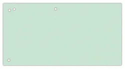 Office Products Przekładki karton, 1/3 A4, 240x105mm, 100szt., zielone 