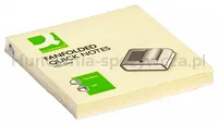 Q-Connect Bloczek samoprzylepny typu Z, 76x76mm, 1x100 kart., jasnożółty 
