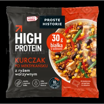 Proste Historie High Protein Kurczak Po Meksykańsku Z Ryżem Warzywnym 400G