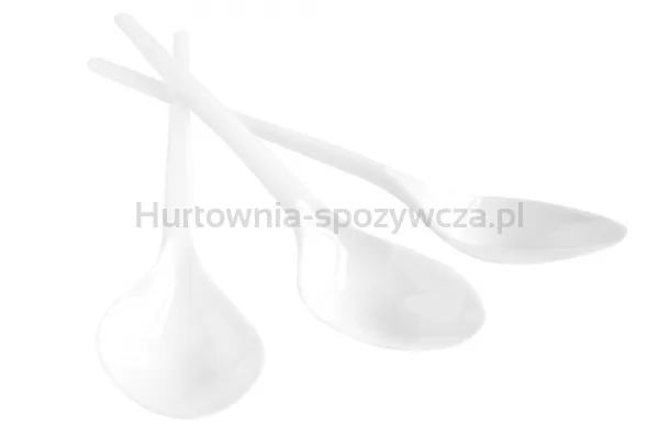 Łyżka plastikowa OFFICE PRODUCTS, 17cm, 100 szt., biała