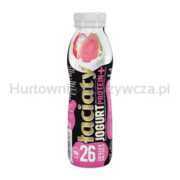 Łaciaty Jogurt guawa smoczy owoc z wysoką zawartością białka w butelce typu PET 360g