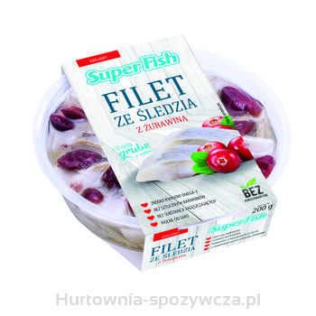 Superfish Filety Śledziowe Z Żurawiną 200 G