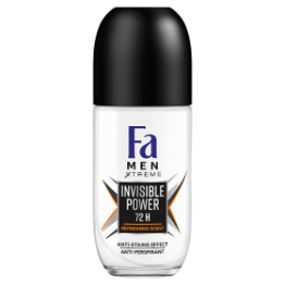 Fa Dezodorant Roll On Men Xtreme Invisible 50 Ml