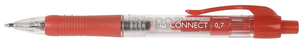 Q-Connect Długopis Automatyczny 0,7Mm, Czerwony 