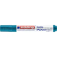 Marker tekstylny e-4500 EDDING, 2-3 mm, błękit orientalny - 3