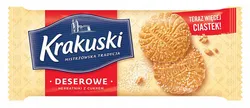 Krakuski Ciastka Deserowe z cukrem 200 g x 24 sztuki