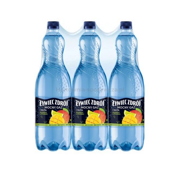 Woda Żywiec Zdrój Mocny Gaz I Nuta Mango-Limonki 1,5L