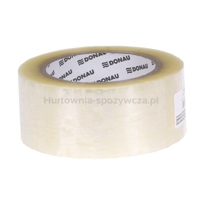 Taśma pakowa DONAU Hot-Melt, 48mm, 120m, 40mikr., transparentna