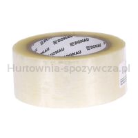 Taśma pakowa DONAU Hot-Melt, 48mm, 120m, 40mikr., transparentna