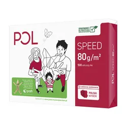 Papier Ksero Pol Speed A4 Klasa C 80G/M2 500 Arkuszy