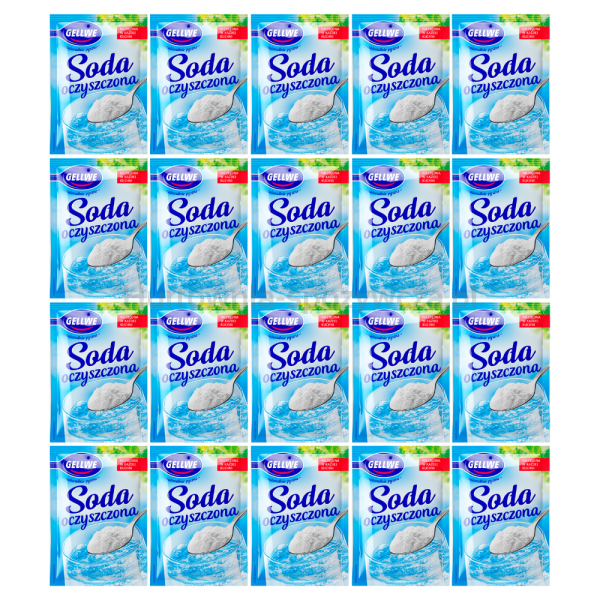 Gellwe Soda Oczyszczona 70G x 20 sztuk
