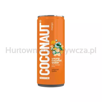 Coconaut Woda kokosowa z młodego kokosa z sokiem z mango 320ml.
