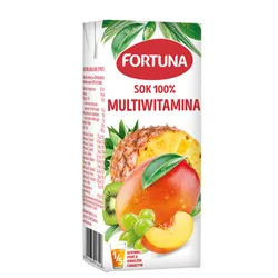 Fortuna Sok 100% multiwitamina 200 ml