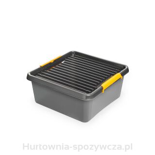 Pojemnik Do Przechowywania Moxom Solidstore Box, 18L, Szary