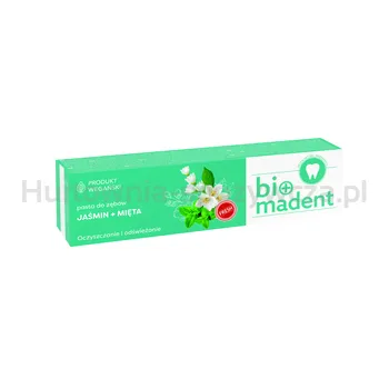 BIO MADENT naturalna pasta do zębów JAŚMIN+MIĘTA 100ml