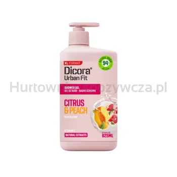 Dicora Żel Pod Prysznic Vit C Citrus & Peach 825 Ml