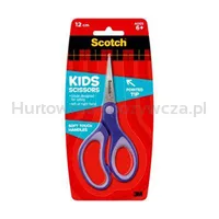 Nożyczki szkolne SCOTCH® (1442P), precyzyjne, 12cm, zielone i fioletowe - 2