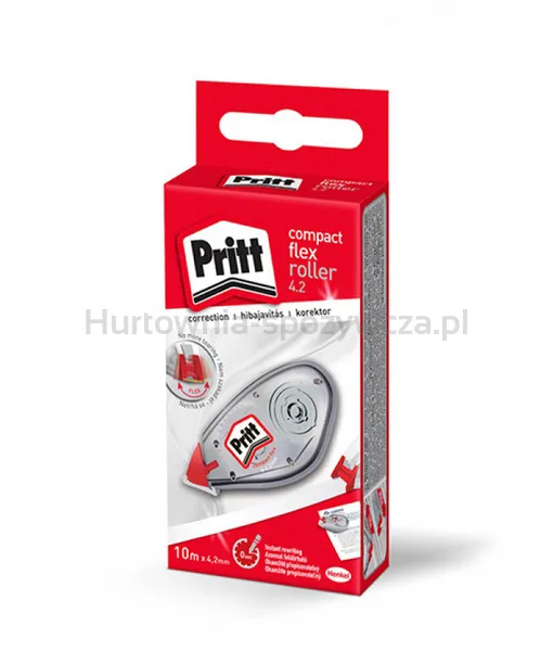 PRITT COMPACT FLEX Korektor w taśmie  myszka, 4,2mm x 10m, pudełko, zawieszka 