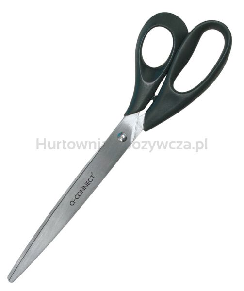 Q-Connect Nożyczki biurowe klasyczne, 25,5cm, czarne  - 2