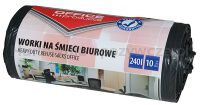 Worki na śmieci biurowe OFFICE PRODUCTS, mocne (LDPE), 240l, 10szt., czarne