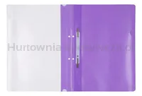Office Products Skoroszyt, PP, A4, 2 otwory, 100/170mikr., wpinany, fioletowy  - 2