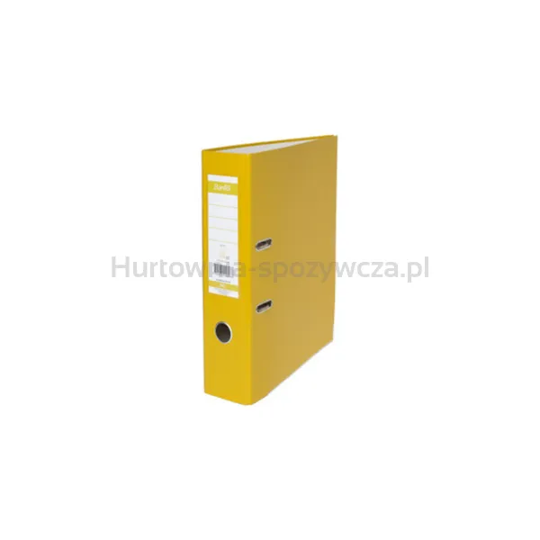 Bantex Segregator dźwigniowy 80mm żółty