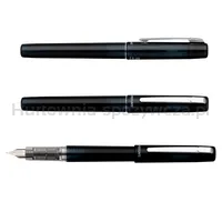 Platinum Pióro wieczne Prefounte Graphite Blue, F, w plastikowym opakowaniu, na blistrze, granatowe  - 5