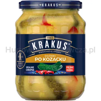 Krakus Ogórki Konserwowe Kozackie 670 g
