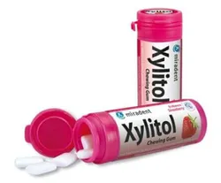 Miradent Guma do żucia dla dzieci - truskawkowa 30szt, 30g
