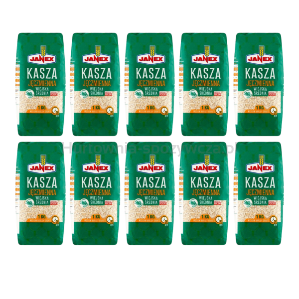 Janex Kasza Jęczmienna 1Kg Wiejska Średnia x 10 sztuk