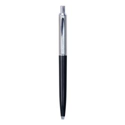 Q-Connect Długopis automatyczny PRESTIGE, 0,7mm, czarno/srebrny, wkład niebieski 
