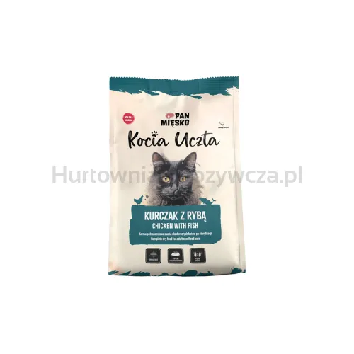 Pan Mięsko Kocia Uczta Kurczak Z Rybą 550 G