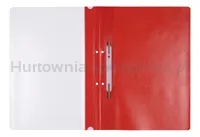 Office Products Skoroszyt, Pp, A4, 2 Otwory, 100/170Mikr., Wpinany, Czerwony  - 2