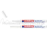 Marker olejowy połyskujący e-751 EDDING, 1-2mm, 2 szt., blister, biały - 2