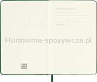 Notes MOLESKINE Classic P (9x14 cm) w linie, twarda oprawa, myrtle green, 192 strony, zielony - 4