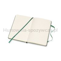 Notes MOLESKINE Classic P (9x14 cm) w linie, twarda oprawa, myrtle green, 192 strony, zielony - 9