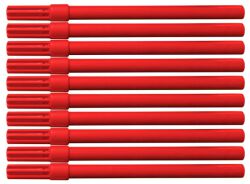 Flamaster biurowy OFFICE PRODUCTS, 10szt., czerwony