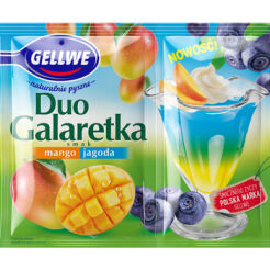 Gellwe Duo Galaretka Smak Mango Jagoda 75 G (50 G + 25 G)