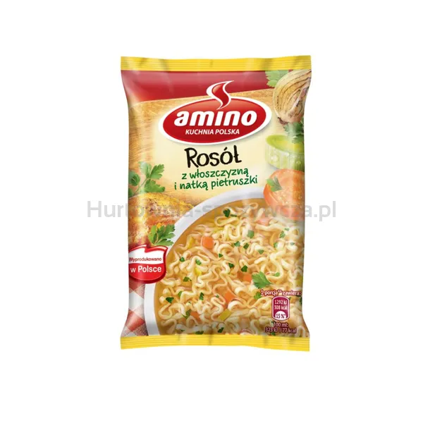 Amino Zupa błyskawiczna rosół z włoszczyzną i natką pietruszki 59 g