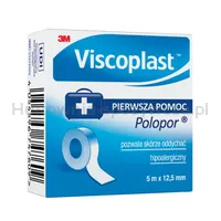 Przylepiec VISCOPLAST Polopor, 5mx12,5mm, rolka, 1szt. - 3