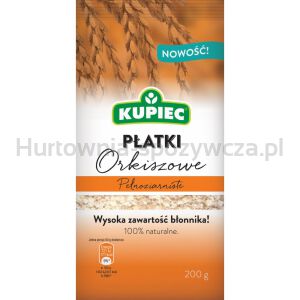 Kupiec Płatki Orkiszowe Pełnoziarniste 200G