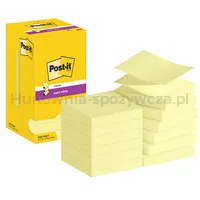 Karteczki Samoprzylepne Post-It® Super Sticky Z-Notes (R330-12Ss-Cy), 76X76Mm, 12X90 Kart., Żółte - 2