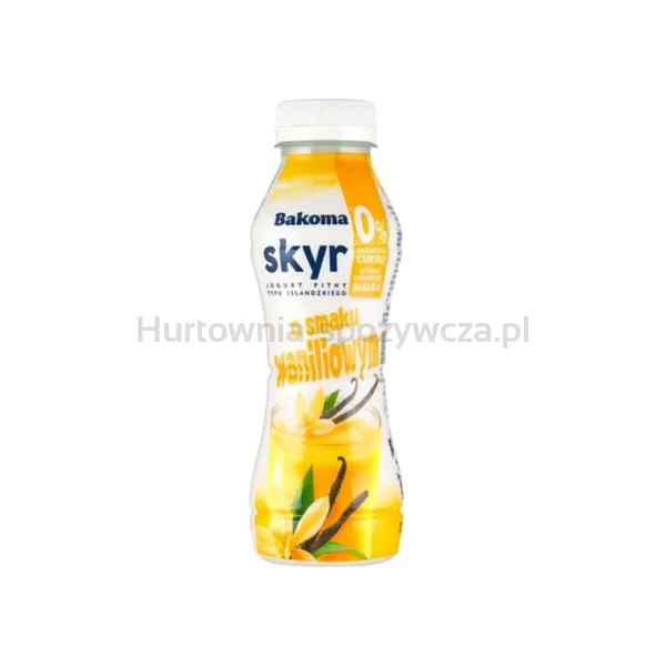 Bakoma Skyr Pitny 0% Cukru Waniliowy 300 G