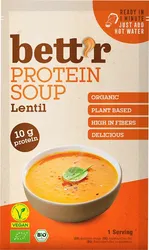 Zupa błyskawiczna z soczewicą, wysokobiałkowa, wegańska, bezglutenowa BIO 30 g